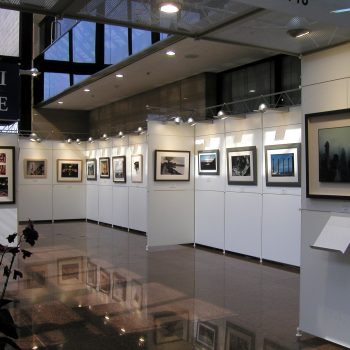 A range of temporary, reusable modular exhibition stand wall panel display products