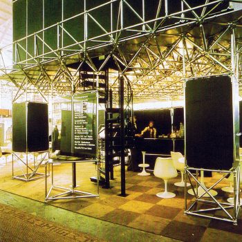 Exhibition stands and structures built using Meroform