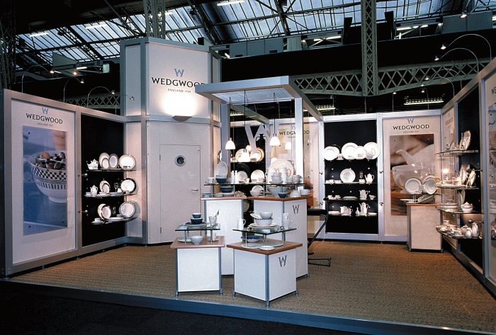 Stand built for Wedgwood for exhibition purposes