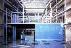 2 storey exhibit constructed from the Leitner 12 modular exhibition system