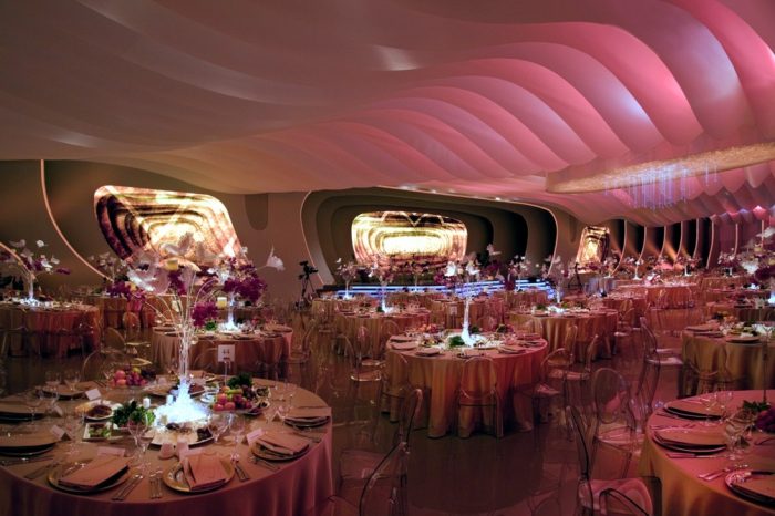 Shaped Drop Paper restaurant ceiling