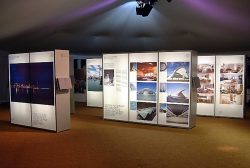 Straight light boxes constructed from T3 with bespoke end-panel elements added