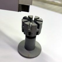 A Leitner_1 connector and adjuster, the panel simply slots into the grey connector.